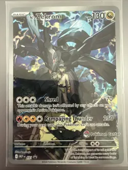 Pokemon TCG Ascended Heroes N's Zekrom 031 Promo Pokemon Center Stamped - Image 1