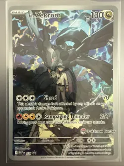 Pokemon TCG Ascended Heroes N's Zekrom 031 Promo Pokemon Center Stamped - Image 1