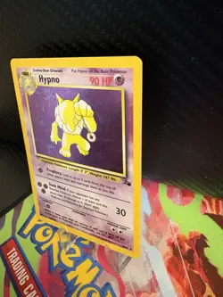 Pokemon Hypno Holo 8/62 Base Set WOTC 1999 MP+ Vintage Holographic Card - Image 3