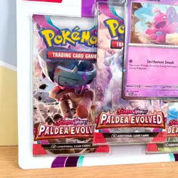 Paldea Evolved Pokemon TCG 3-Pack Blister + 1 Promo Card Sealed - Image 2