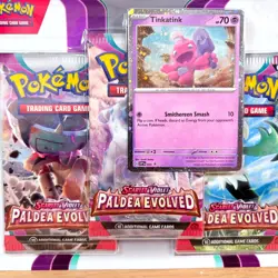 Paldea Evolved Pokemon TCG 3-Pack Blister + 1 Promo Card Sealed - Image 3