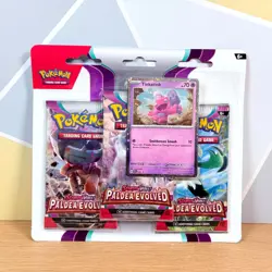 Paldea Evolved Pokemon TCG 3-Pack Blister + 1 Promo Card Sealed - Image 5