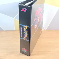 Vintage Pokemon Trading Card Game Team Rocket Wizards of the Coast 3-Ring Binder - Image 4