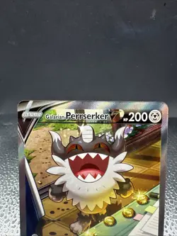 Pokemon TCG Galarian Perrserker V 184/196 Lost Origin Alternate Full Art NM - Image 3