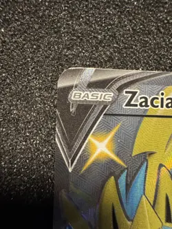Zacian V SWSH292 Full Art Black Star Promo Pokemon Card NM - Image 2