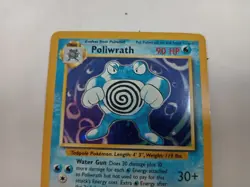 Pokemon Poliwrath Holo Rare Trading Card Base Set Unlimited 13/102 TCG Vintage - Image 2