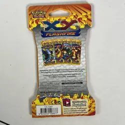Pokemon "Flashfire" 10-Card Sealed Booster Pack (Mega Charizard) X1 - Image 2