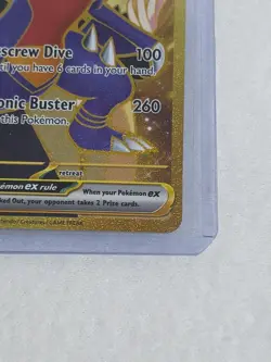 Pokemon Destined Rivals Cynthia's Garchomp EX Gold Hyper Rare Card 241/182 Mint - Image 4