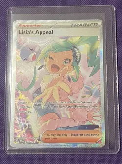 Pokemon TCG Lisia's Appeal Trainer Supporter Card Holo Rare 246/191 - Image 1