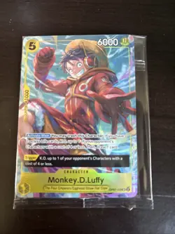 Monkey.D.Luffy OP07-109 One Piece Promotion Cards Foil PROMO Sealed - Image 1