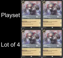 Disney Lorcana Winterspell (11) - Playset (4) #176 Gantu - Hamsterviel's Accompl - Image 1