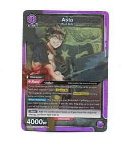 Union Arena Black Clover Asta UE08BT/BCV-1-004 SR Foil Card NM - Image 1