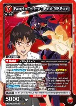 Evangelion Test Type-01 Pseudo DMS Phase Foil- UE15BT/EVA-1-079 NM - Union Arena - Image 1