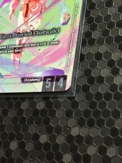 Gundam Aerial Rebuild GD01-067 LR+ FOIL Newtype Rising Gundam Card Game - Image 5