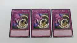 3x THREATENING ROAR TRAP CARD UNLIMITED DEM2-EN019 COMMON YUGIOH NM UNPLAYED - Image 1