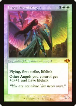 MTG FOIL Lyra Dawnbringer - Dominaria Remastered #266 - Image 1