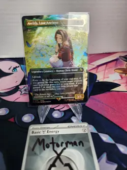 Aerith Last Ancient (Borderless) #0471 Chocobo Track Foil MTG Final Fantasy - NM - Image 1