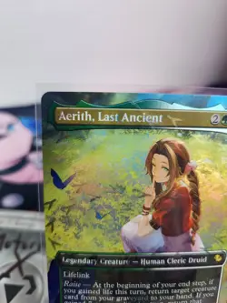 Aerith Last Ancient (Borderless) #0471 Chocobo Track Foil MTG Final Fantasy - NM - Image 3