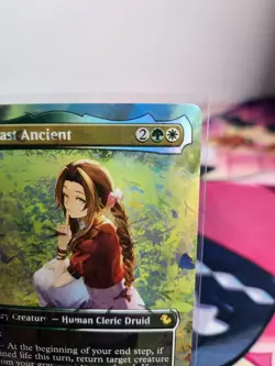 Aerith Last Ancient (Borderless) #0471 Chocobo Track Foil MTG Final Fantasy - NM - Image 4