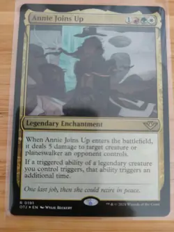 MTG Annie Joins Up 0191 Outlaws Of Thunder Junction M/NM Free UK P&P - Image 1