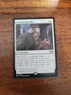 MTG Magic the Gathering Smothering Tithe (22/296) Ravnica Allegiance LP #1 - Image 4