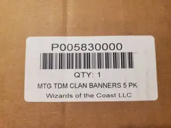 NEW Magic the Gathering MtG Tarkir Dragonstorm Clan Banners 5 Pk Factory Sealed - Image 1