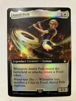 #334 Doctor Who Astrid Peth Rare (Extended Art) Foil Mtg NM Pack Fresh - Image 1