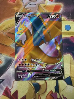 Charizard V ⭐ SWSH050 Holo Promo SWSH Black Star 2019 Pokemon NM - Image 1