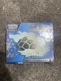 Pokemon TCG Scarlet & Violet Stellar Crown ETB Elite Trainer Box Sealed New - Image 1