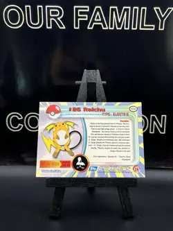 Raichu #26 Topps 1999 Blue Label TV Animation Edition Non Holo Pokemon 1999 LP - Image 4