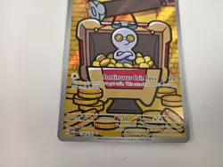 Pokemon Gimmighoul Full Art Trading Card Paradox Rift Secret Rare 198/182 TCG - Image 3