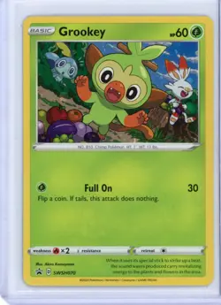 Grookey SWSH070 Holo Rare | 2020 Sword & Shield Black Star Promo | Pokemon TCG - Image 1
