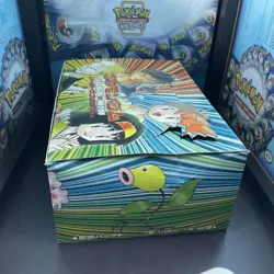 1998 Pokemon TCG Japanese Gym 1 Leaders' Stadium Gym Heroes - Booster Box Empty - Image 2