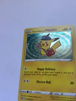 Pokemon Special Delivery Pikachu Holo Promo - SWSH074 - Mint Condition - Swirl!! - Image 2