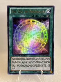 The Seal of Orichalcos - LC03-EN001 - Ultra Rare - Limited Edition x1 - See Phot - Image 1