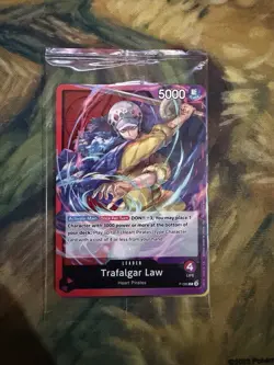 One Piece TCG P-086 [Trafalgar Law] P-084 [Buggy] P-L [Luffy] [Sealed] [Promo] - Image 1