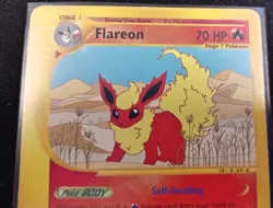 Flareon Pokemon Card EX Skyridge 8/144 Rare Holo 2003 WOTC NM #Live - Image 3