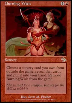 Burning Wish - Medium Play MTG Judgment - Image 1