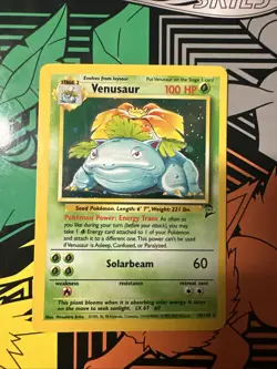 Pokemon TCG Venusaur Holo Rare Card 18/130 Base Set 2 NM - Image 1