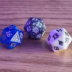 Magic The Gathering Dice. (Lot Of Three) MTG Dice. - Image 2