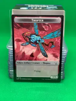 MTG - Thopter (019) // Beast Double-sided Token | March of the Machine Commander - Image 1