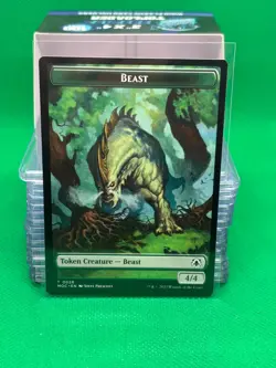 MTG - Thopter (019) // Beast Double-sided Token | March of the Machine Commander - Image 2