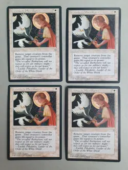 Swords to Plowshares x4 PLAYSET, MTG Ice Age (1995), Uncommon White Instant NM - Image 1