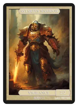 Astartes Warrior Token Givememana Tokens Magic the Gathering MTG - Image 1