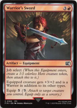 Warrior's Sword C FINAL FANTASY 169 NM MTG - Image 1