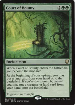 Court of Bounty R Commander Legends 220 - LP MTG - Image 1