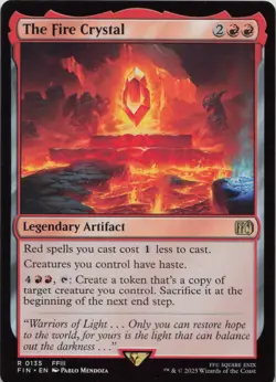 The Fire Crystal R FINAL FANTASY 135 - LP MTG - Image 1