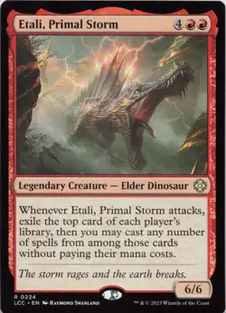 Etali, Primal Storm R Commander: The Lost Caverns of Ixalan 224 NM MTG - Image 1