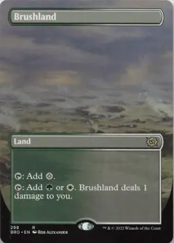 Brushland (Borderless) R The Brothers' War 298 - LP MTG - Image 1