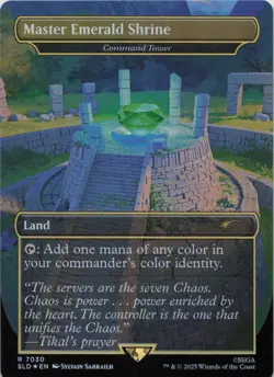 Master Emerald Shrine - Command Tower () (Rainbow Foil) - FOIL - R Secret Lair D - Image 1